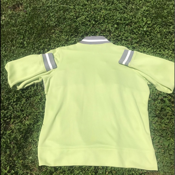 Lime green zip up jacket - Picture 3 of 4